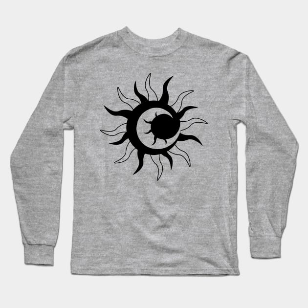 Sun and Moon Inception V2 Long Sleeve T-Shirt by Kirion